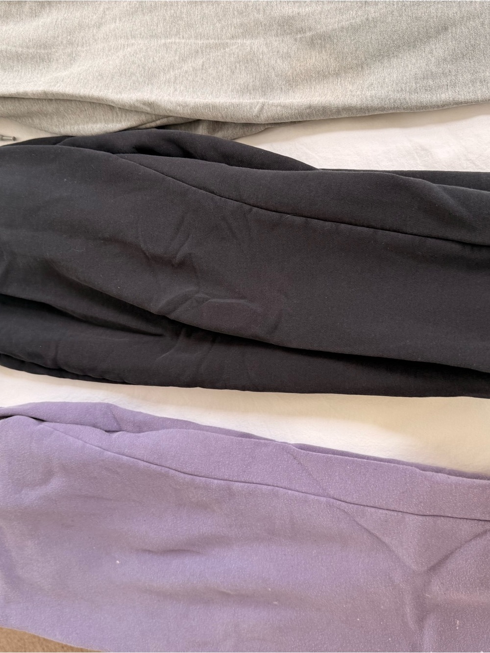 Jogger bundle! Black, grey & Lavender Fleece Joggers - Picture 8 of 12